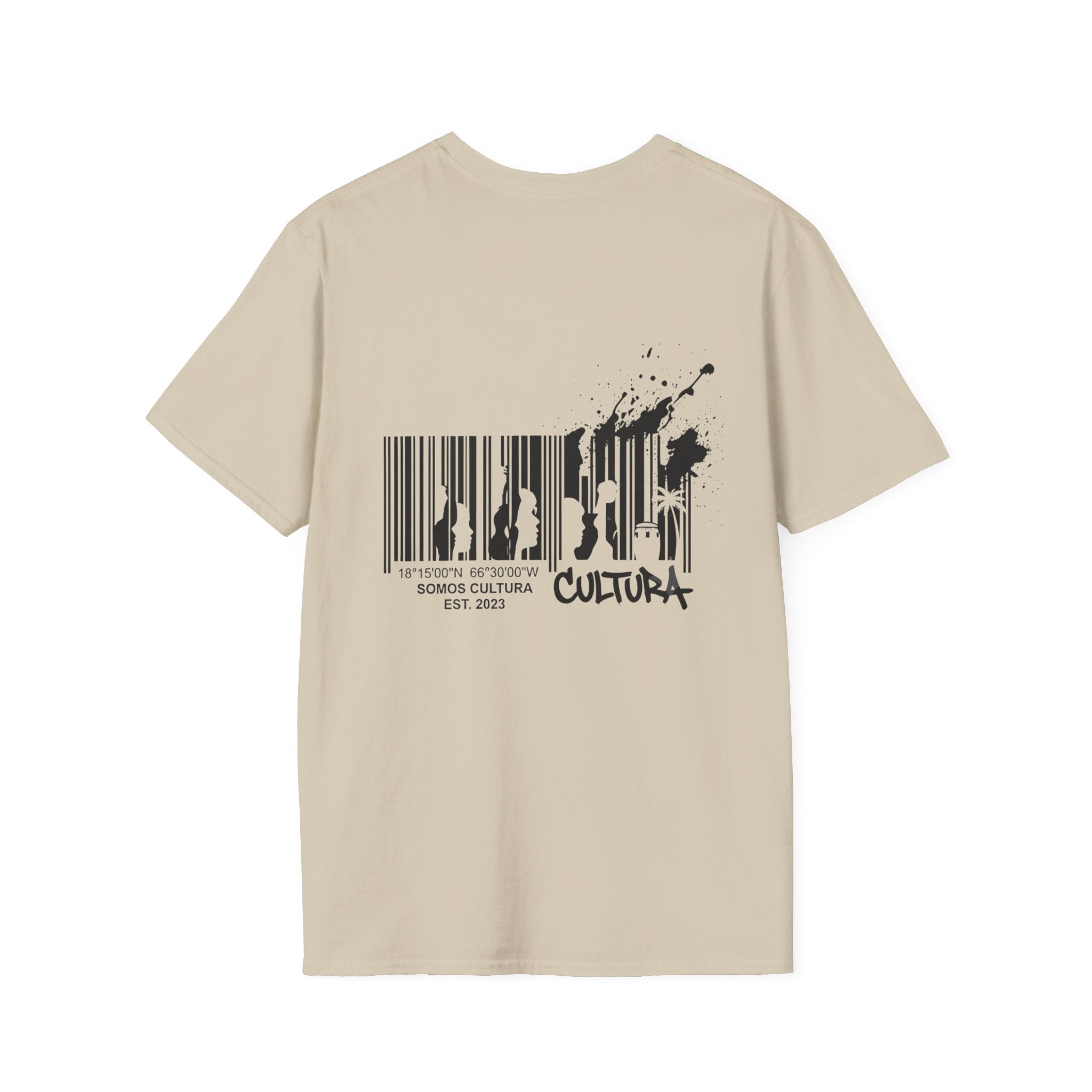 Codigo de Barra - T-Shirt - Somos Boricua
