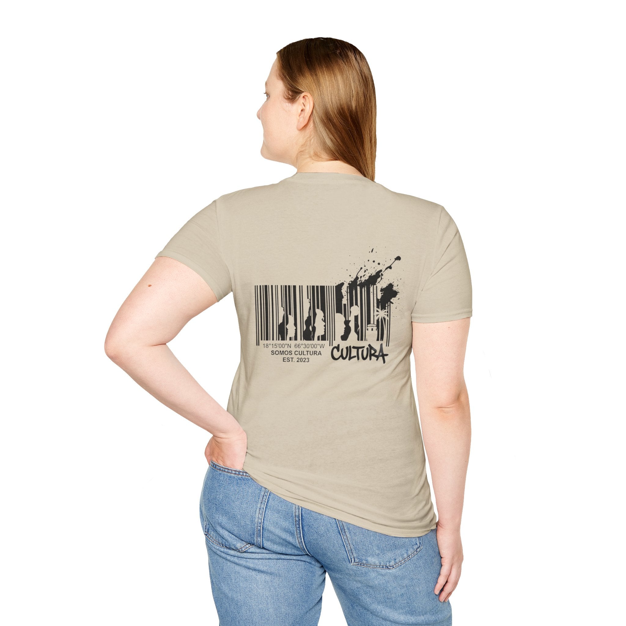 Codigo de Barra - T-Shirt - Somos Boricua