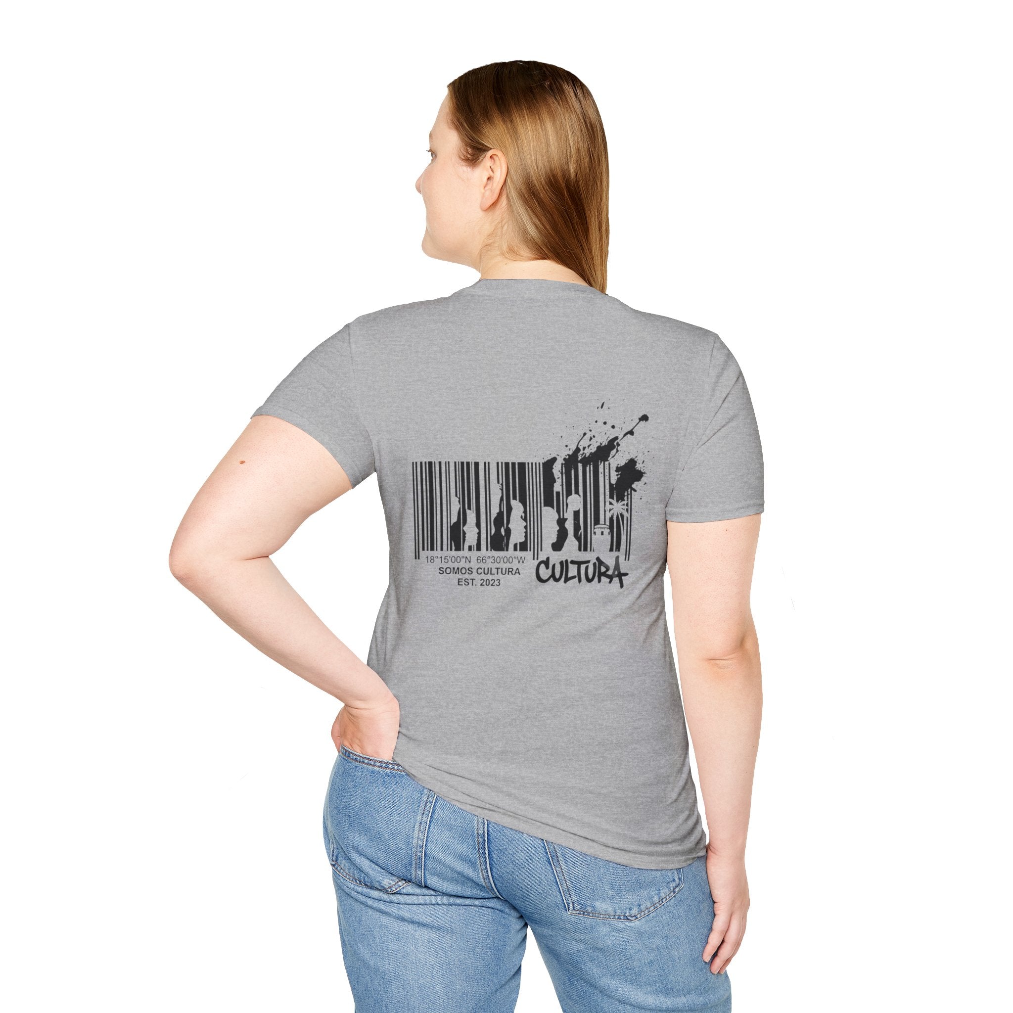 Codigo de Barra - T-Shirt - Somos Boricua