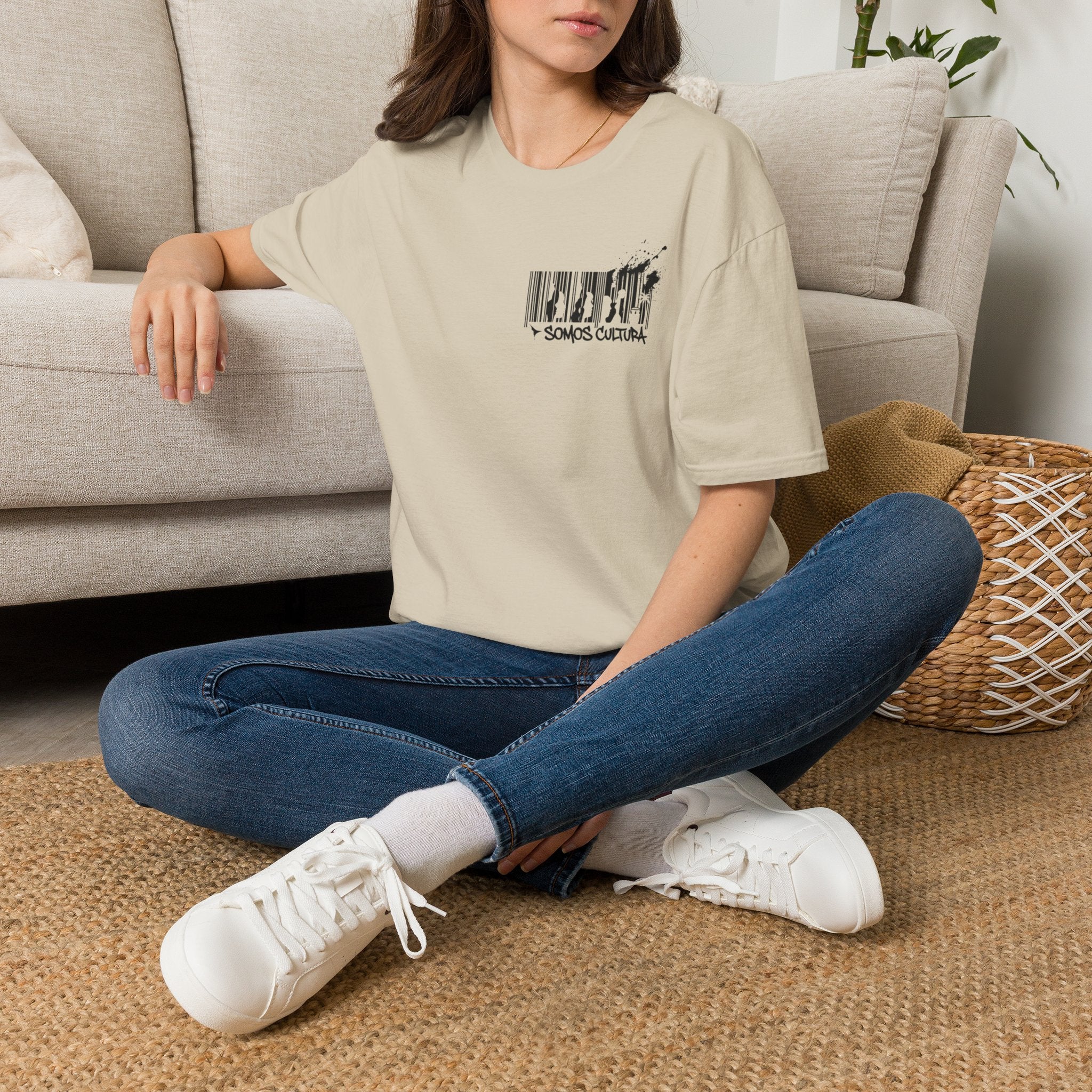 Codigo de Barra - T-Shirt - Somos Boricua