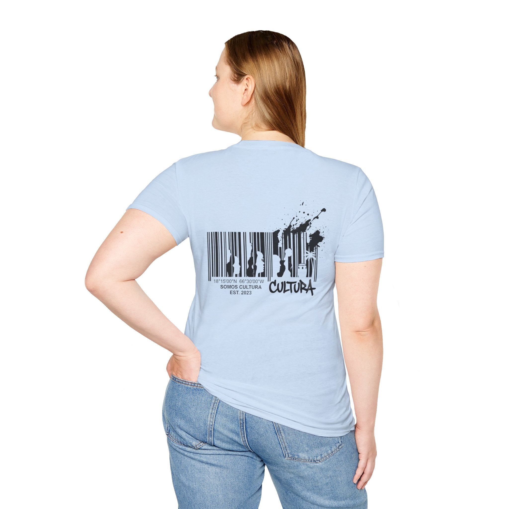 Codigo de Barra - T-Shirt - Somos Boricua