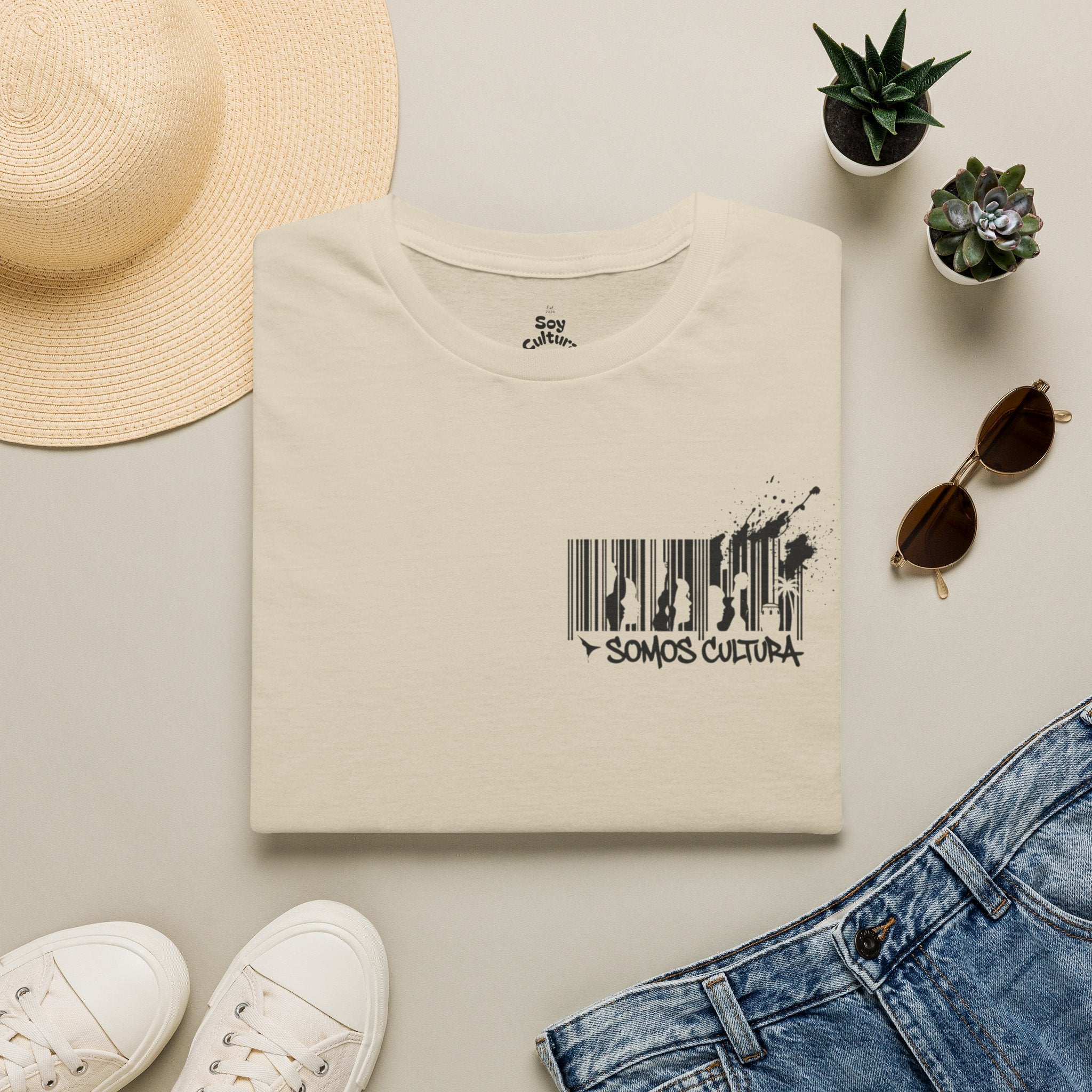 Codigo de Barra - T-Shirt - Somos Boricua